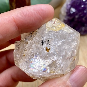 Herkimer Diamond crystal geode cluster HERK125 SME24