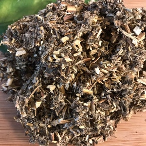 Mugwort dried herb black sage Artemisia Vulgaris