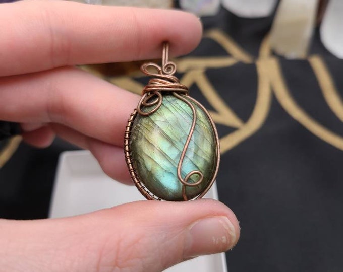 Labradorite Pendant LABP20-R5