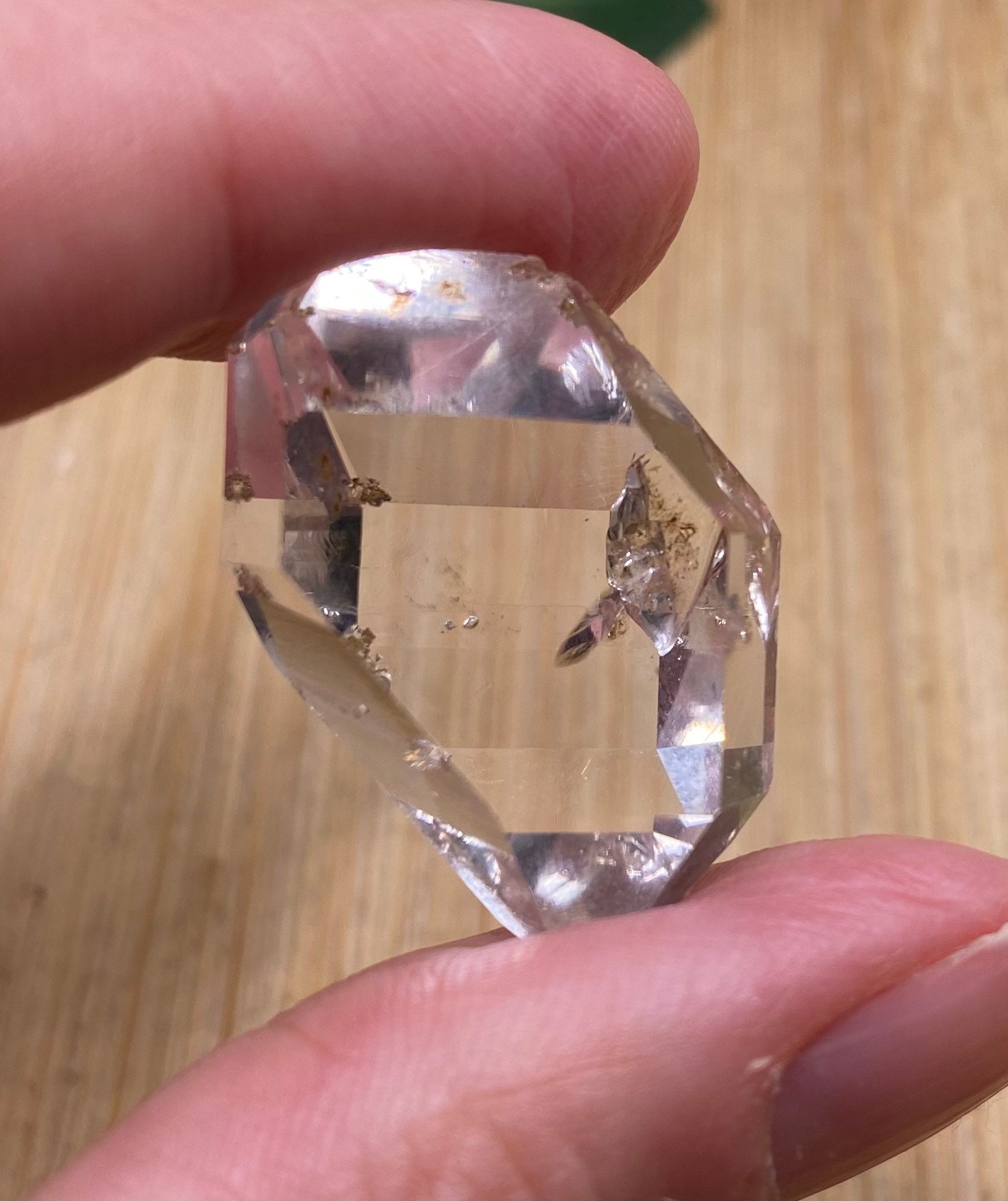 Herkimer Diamond Grade AA clear crystal geode cluster HD3009