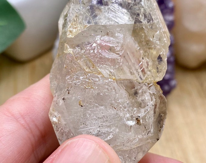 Herkimer Diamond crystal geode cluster HERK126