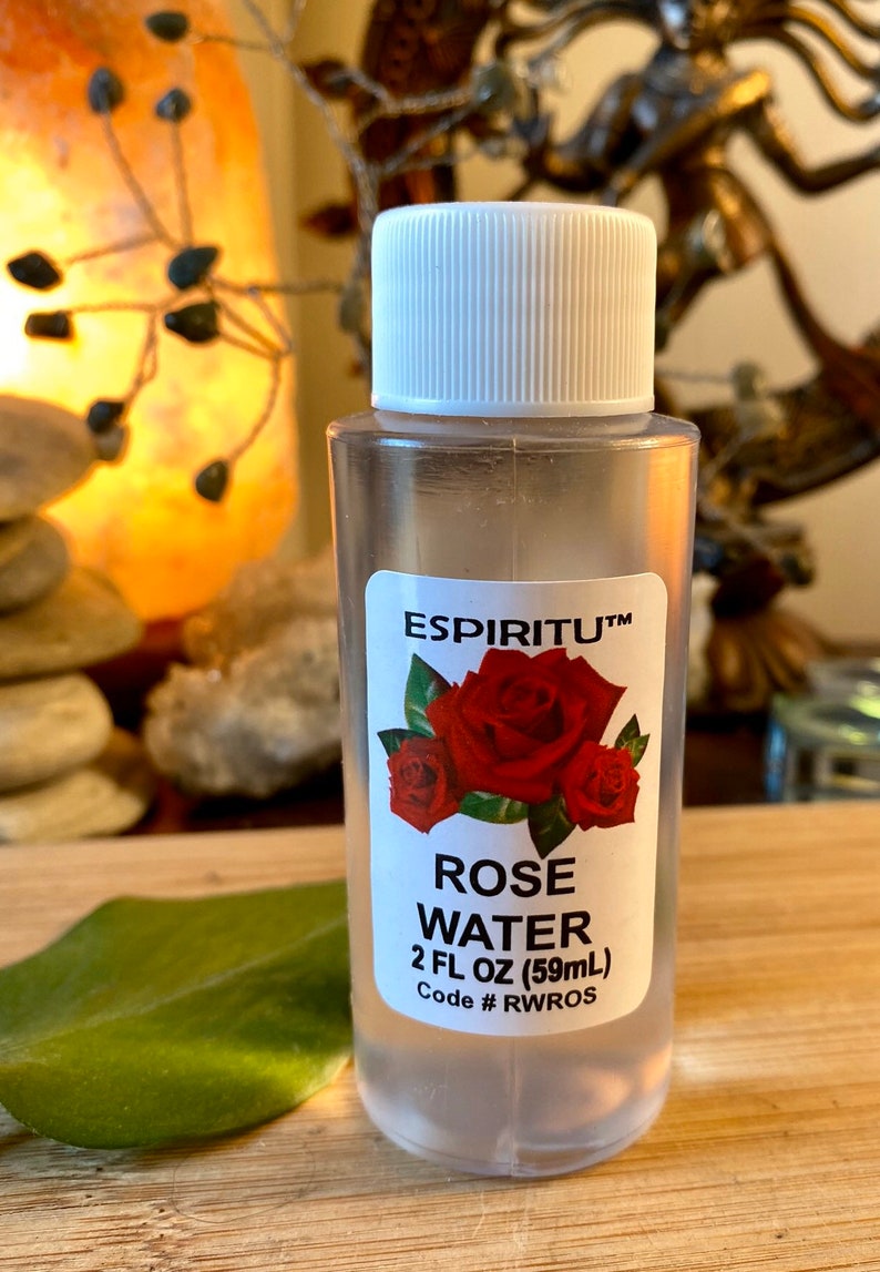 Rose water 2oz bottle Etsy
