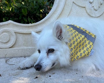 Yellow Bone Dog Bandana