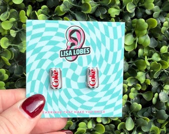 Diet Coke Earrings