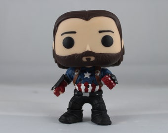 Custom Figure of Infinity War's Captain America (Bearded Bucky Barnes)