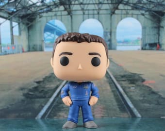 Custom Figure of Commander Reid Wiseman from Artemis II, Hand-Painted Collectible Gift