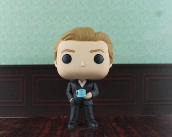 Custom Figure of Patrick Jane from The Mentalist, Hand-Painted Drama TV Collectible Art Gift