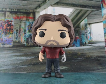 Custom Funko Pop! of Captain America: Civil War's Red Henley Bucky Barnes
