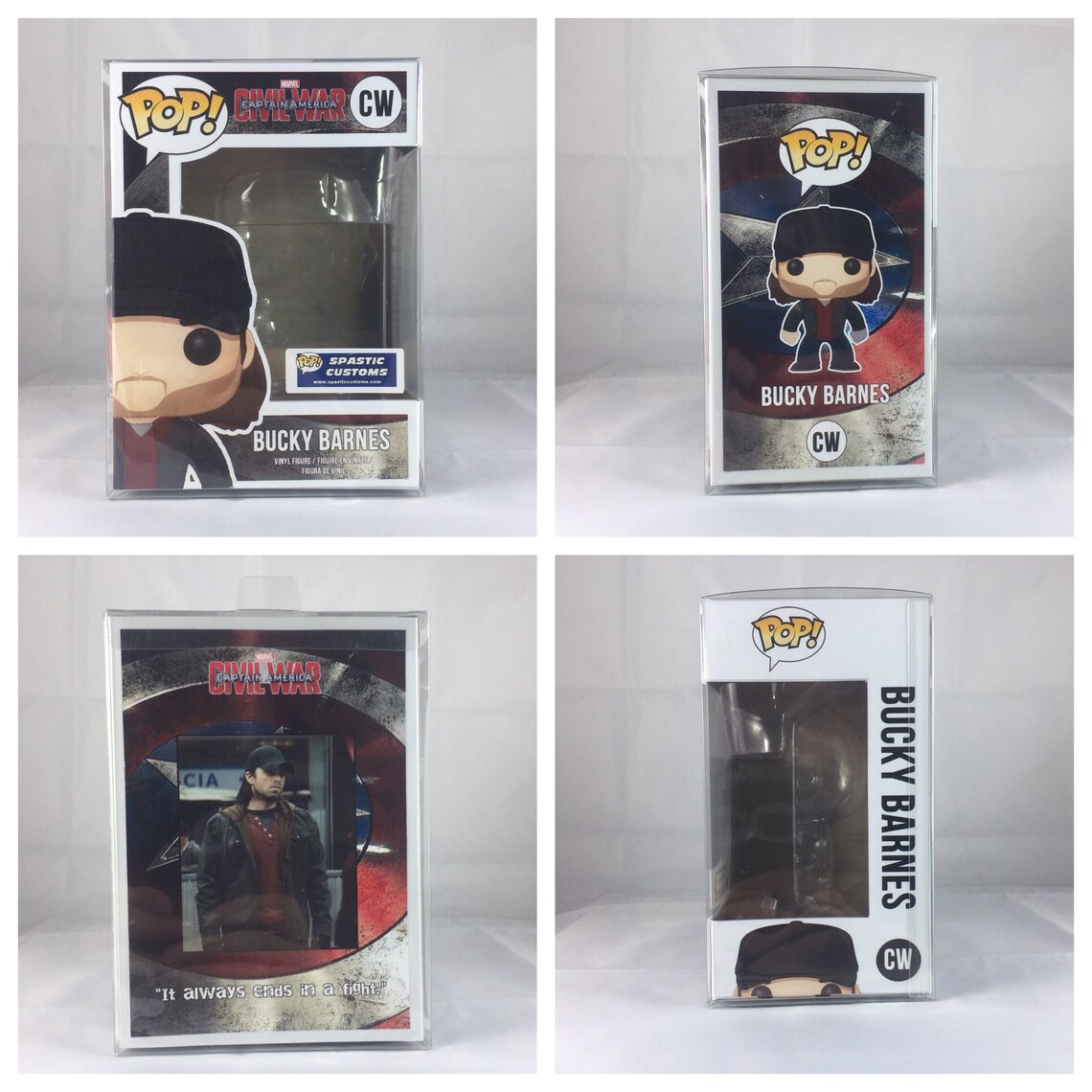 Custom Funko Pop of Captain America: Civil War's Bucky | Etsy