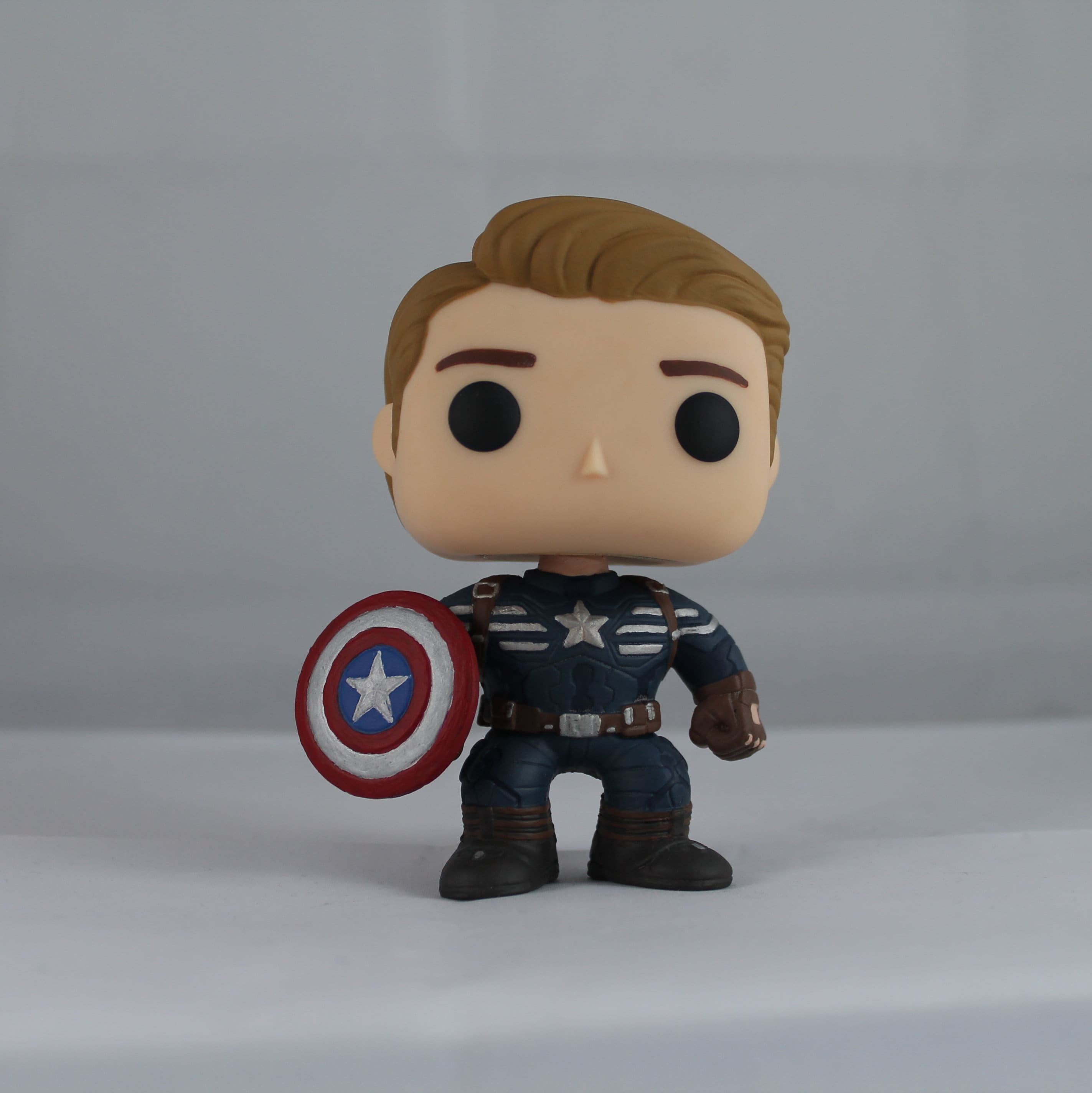 Custom Funko Pop of Captain America: The Winter Soldier's | Etsy