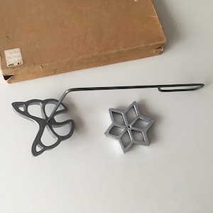 Vintage Swedish struvjärn cookie maker / For making cookies / Vintage Baking // Scandinavian cookies /