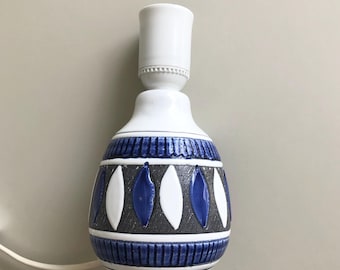 Mid century Swedish ceramic table lamp