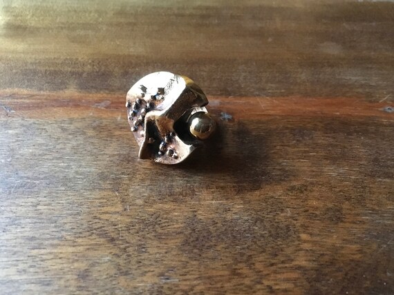 Vintage modernist Hannu Ikonen Finland bronze ring