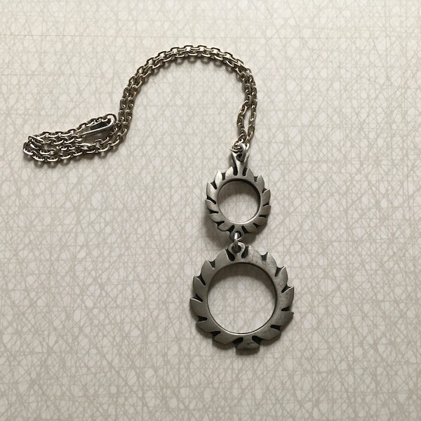 Rune Tennesmed Sweden pewter necklace