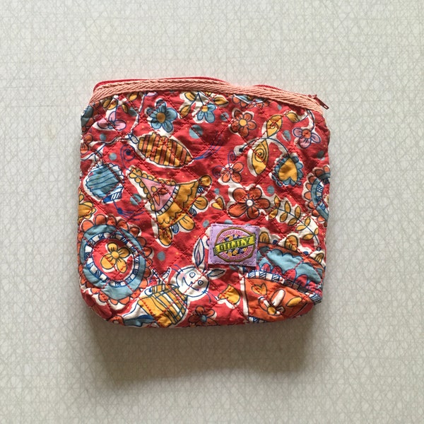 Vintage Oilily zipper pouch