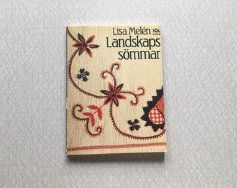 Landskapssömmar par Lisa Melen // livre de broderie vintage // textiles à broder // Art populaire