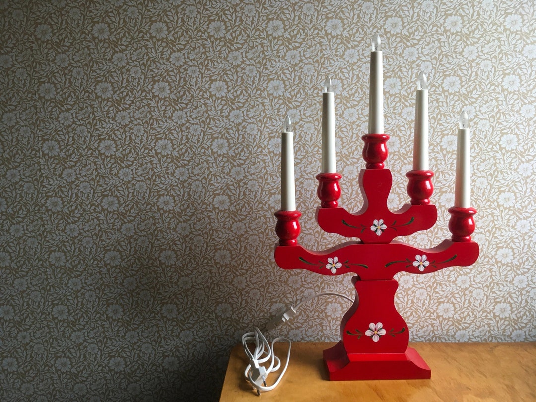 Carl Larsson Sundborn Sweden Advent Candle Holder / Christmas Etsy