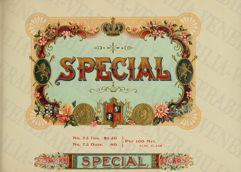 1905 collection of 30 vintage cigar box labels by ol etsy