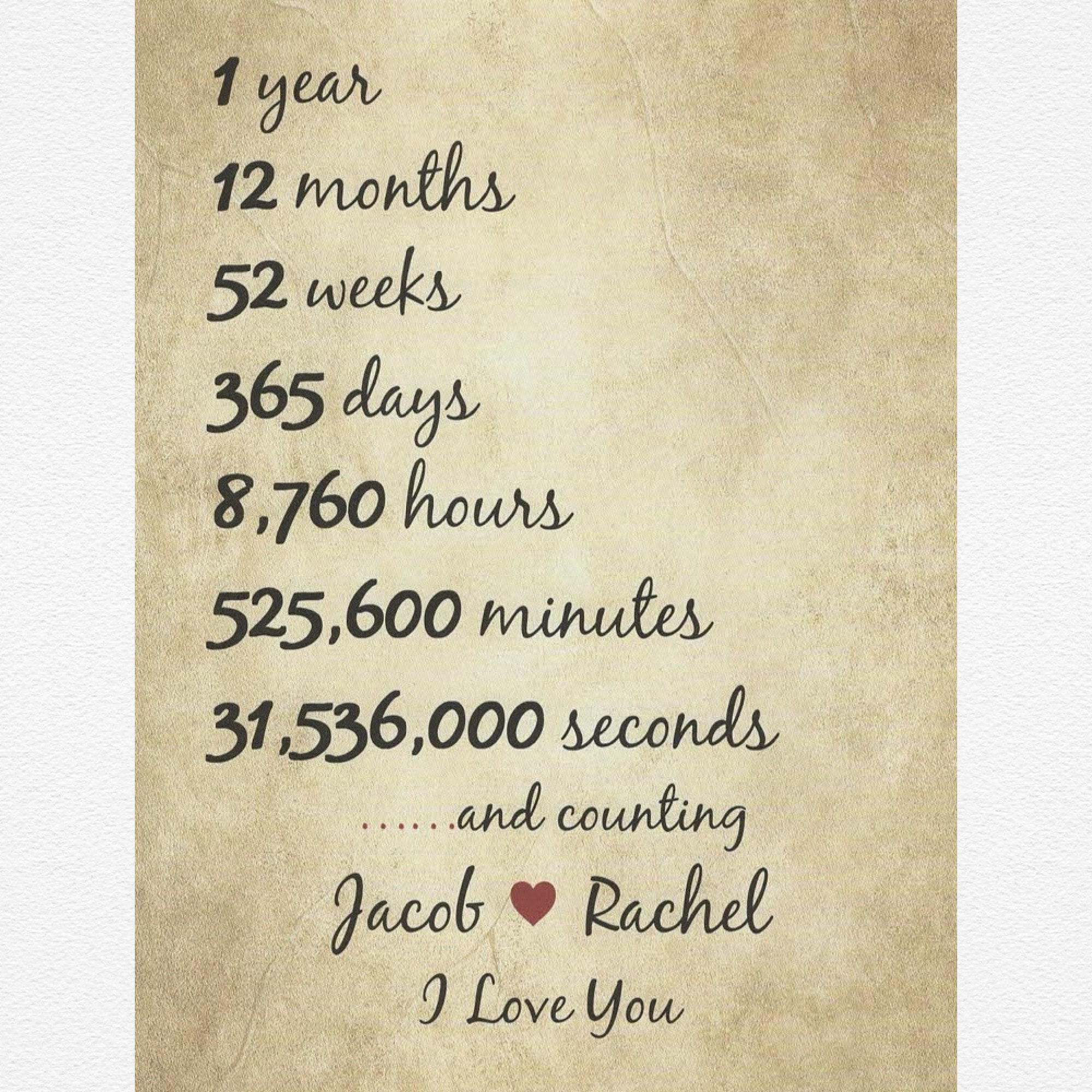 1st Anniversary Gift 1 Year Together Anniversary Gift For Etsy India