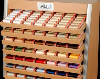 Aurifil 50wt Large Spools, 4 Colours of your choice. 100% Cotton Thread (Mako, Egyptian Cotton). 1,422 yards or 1300m.  Made in Milan, Italy