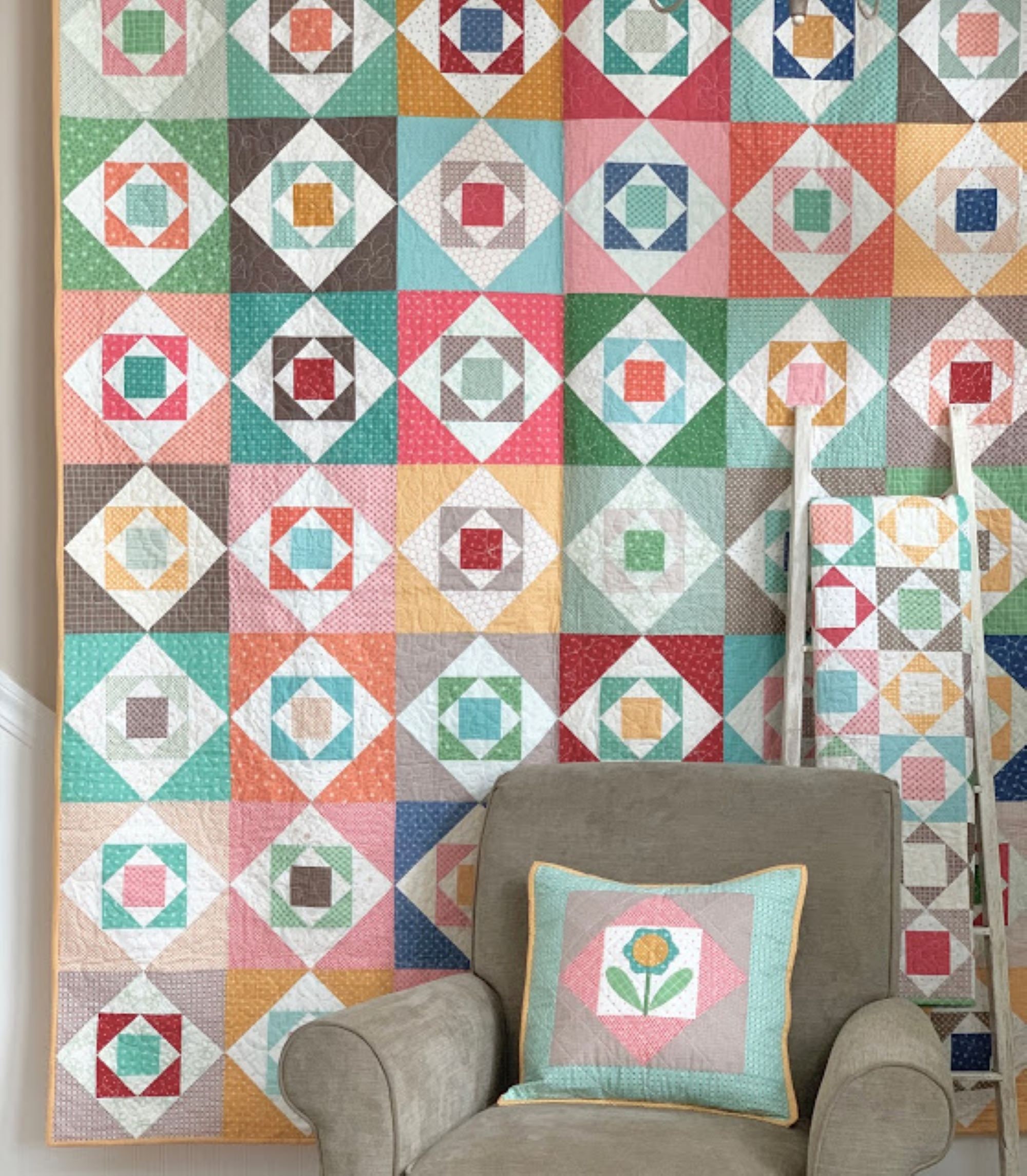 6 Economy Quilt Block Foundation Paper From Lori Holt of Etsy