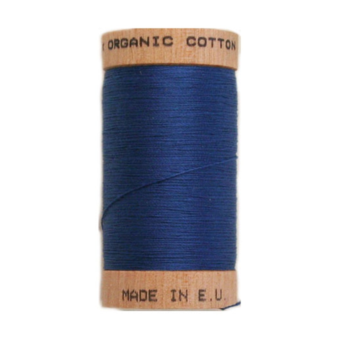 Scanfil Organic Thread 100 Metre Spool - Royal Blue - 4817 - 100% ...