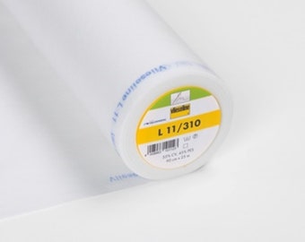 Vlieseline Interfacing L11/310 léger Coudre En blanc interlining non tissé 90cm de large.