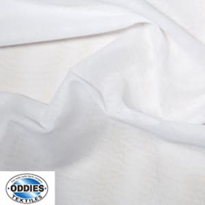 Muslin, 100% Cotton Indian Butter Muslin 36&quot; (90cm) Wide Fabric. Fine Woven from cotton and then bleached white. OekoTex Standard 100 Cert