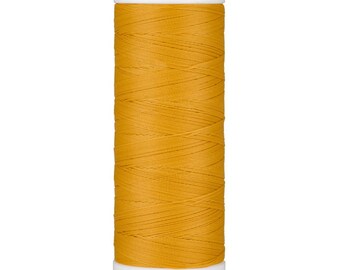 Mettler Seraflex Sewing Thread. 0892 Stargold -Spool Size 130 m/142 yards. Makes straight stitch sewing extremely stretchable. 100%PTT