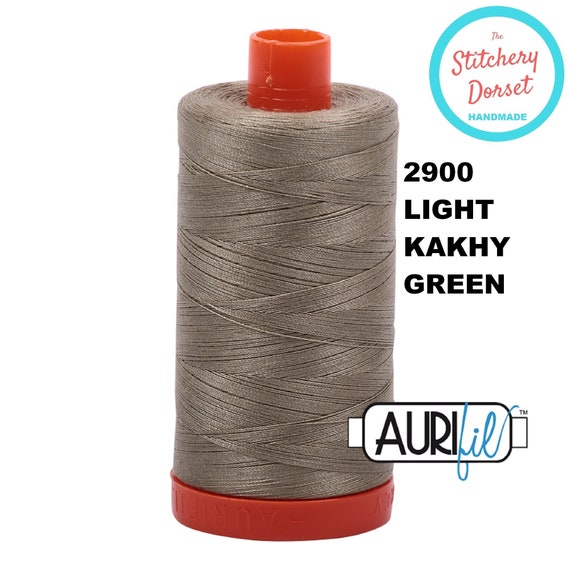 Aurifil Cotton Mako 2900 Light Khaki Green 50 wt Aurifil Cotton Mako 2900 Light Khaki Green 50 wt