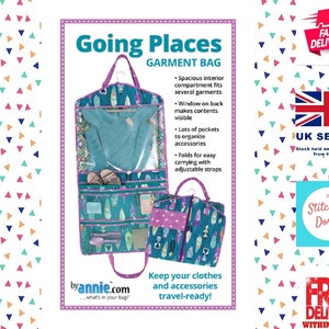 Going Places Garment Bag - By Annie Going Places Garment Bag - By Annie