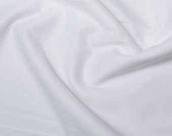 100% Coton, Entoilage fusible tissé en blanc ou noir, 90cm de large, 110g/m². Interfaçage pour vêtements légers à moyens