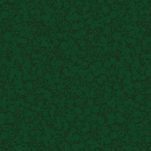 Peut inclure: Un motif sans couture avec un fond vert foncé et un motif répétitif de fleurs et de feuilles blanches.