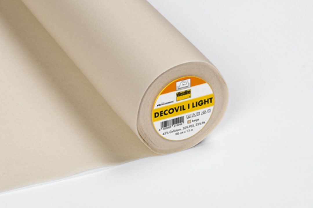 Vlieseline Decovil Light Fusible Interfacing 90cm Wide. for Bags, Hats, Belts, Interior Design