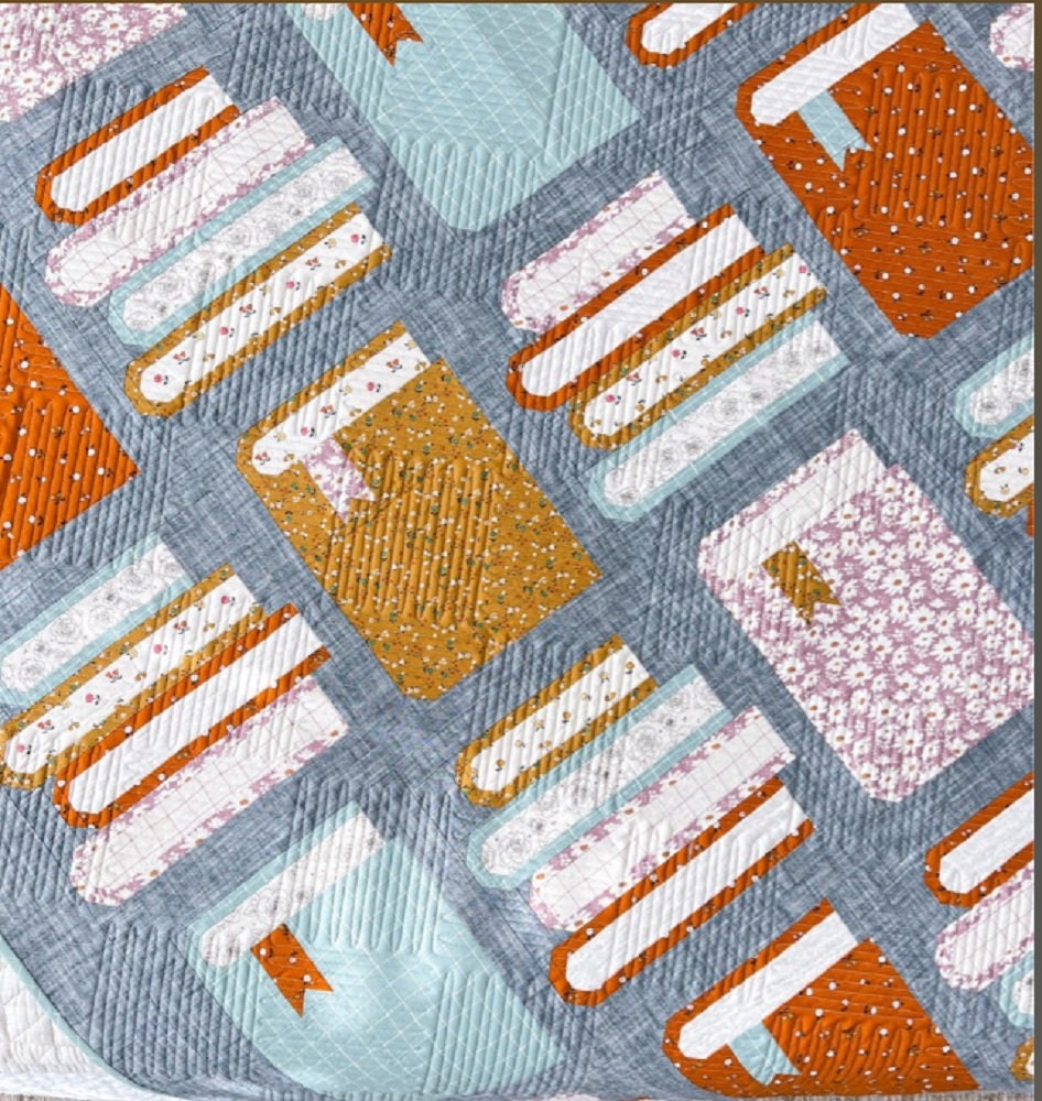 Book Nook, Pen and Paper Patterns for MODA. Quilt Pattern No. PPP36 ...