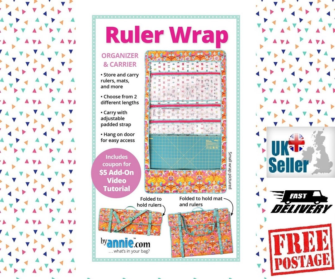 By Annies Ruler Wrap Pattern. PBA270. Store and Carry Rulers, an 18