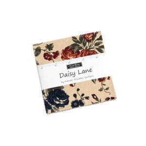 MODA Charm Pack Daisy Lane di Kansas Trouble Quilters, contiene 42 pezzi di tessuto per quilting in cotone di qualità, quadrati da 5".