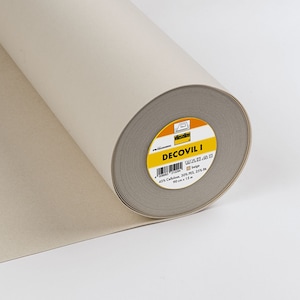 Vlieseline Decovil (HEAVY) Fusible Interfacing 90cm Wide. For bags, hats, belts, interior design. leather Like Handle. Dimensionally Stable