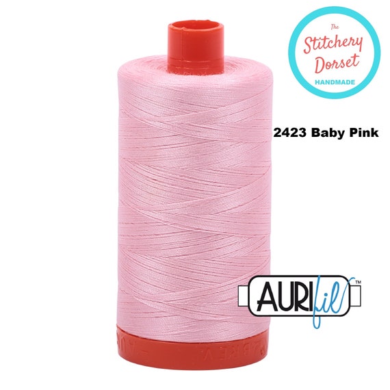 Aurifil Cotton Mako 2423 Baby Pink 50wt Aurifil Cotton Mako 2423 Baby Pink 50wt