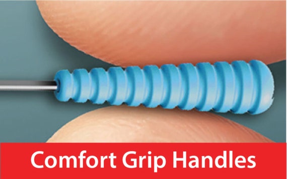 50pc Magic QUILTING Pins w/Case ~FINE 1-3/4~ w/Comfort Grip! Heat  Resistant!