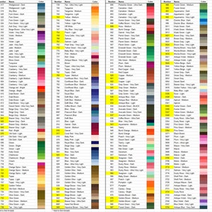 DMC Stranded Cotton Cross Stitch/Embroidery Thread/Floss 8 Metres/6 Strands Skeins. 100% Cotton. This Covers our Selection DMC 01 to DMC 869