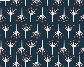 Fire Cracker From Modern Love By Monaluna Fabrics - 100 % Organic Cotton Poplin Fabric, Modern Organic Cotton by Monaluna