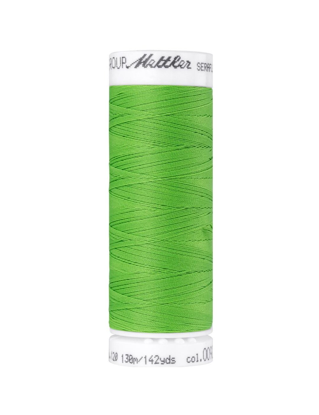 Mettler Seraflex Sewing Thread. 0092 Bright Mint -spool Size 130 M/142 ...