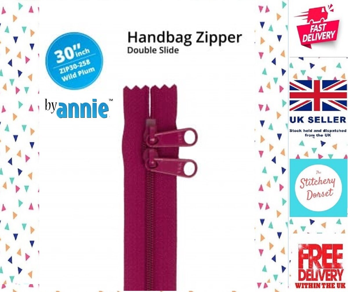 Handbag Zipper 40in Wild Plum Handbag Zipper 40in Wild Plum