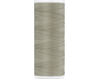 Mettler Seraflex Sewing Thread. 0379 Stone - Spool Size 130 m/142 yards. Makes straight stitch sewing extremely stretchable. 100%PTT
