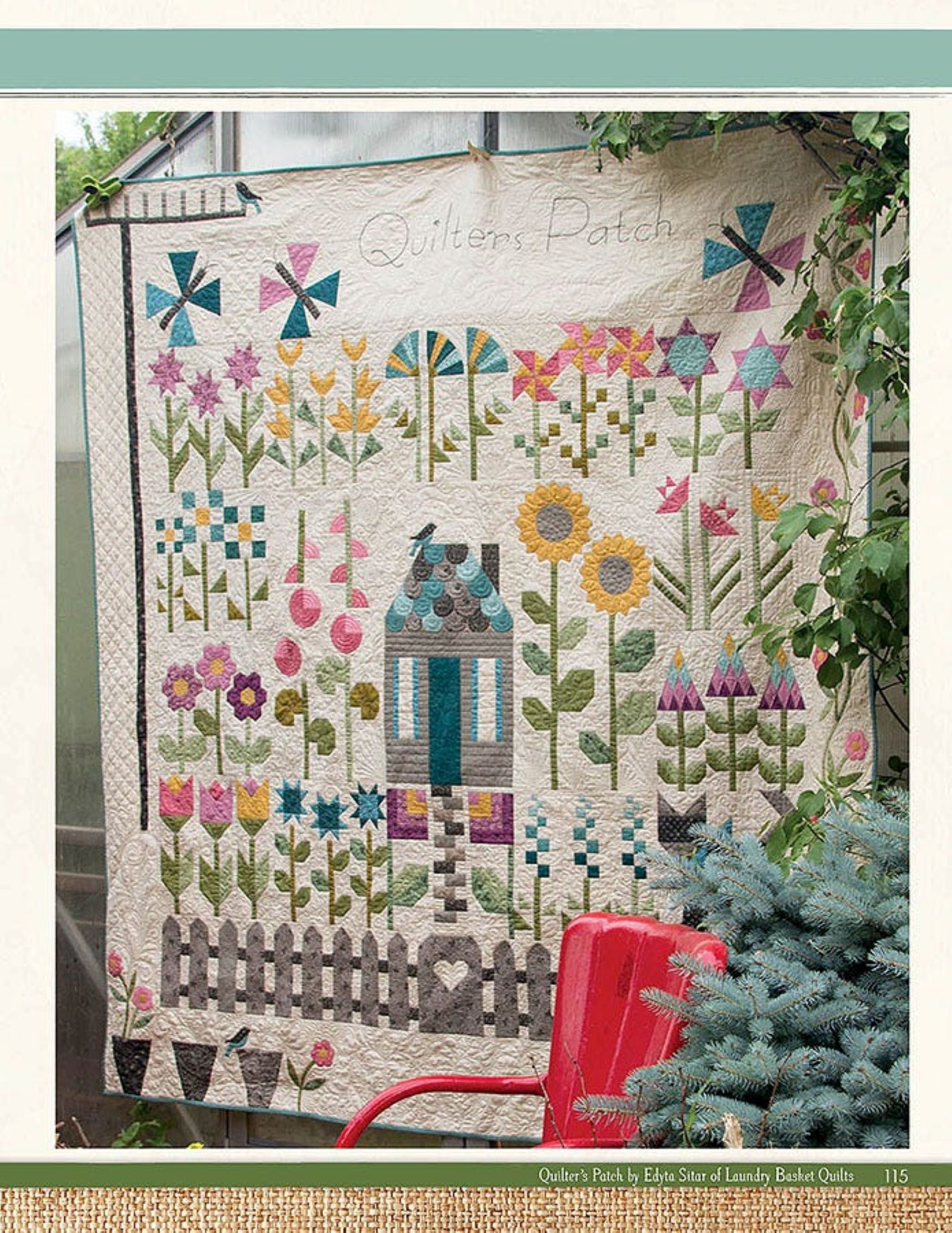 Quilters patch Book by Edyta Sitar of Laundry Basket Quilts. Etsy