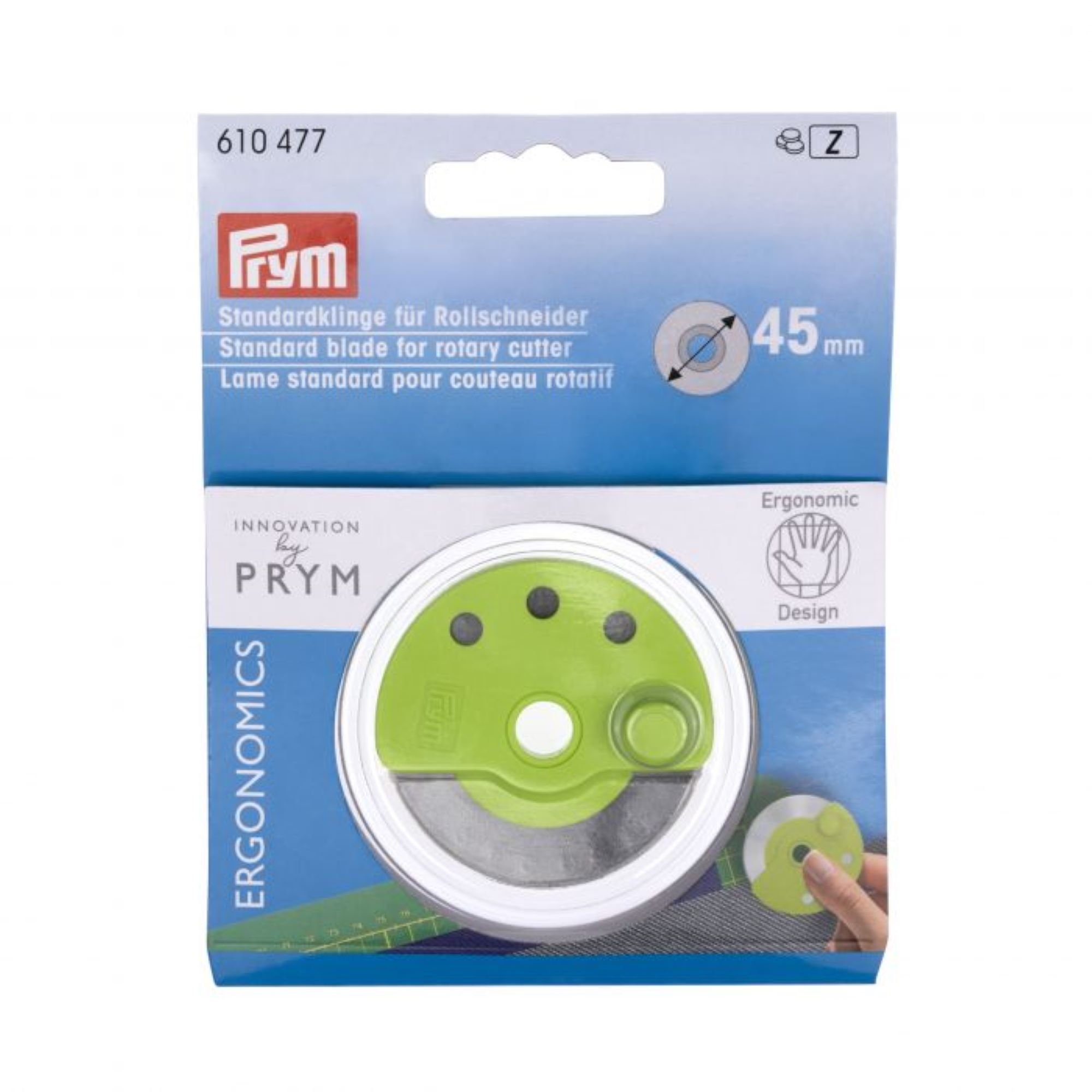 Lame De Rechange 45 Mm Pour Coupe-Rotatif Prym Ergonomics – Acier Inox Tranchant & Sûr