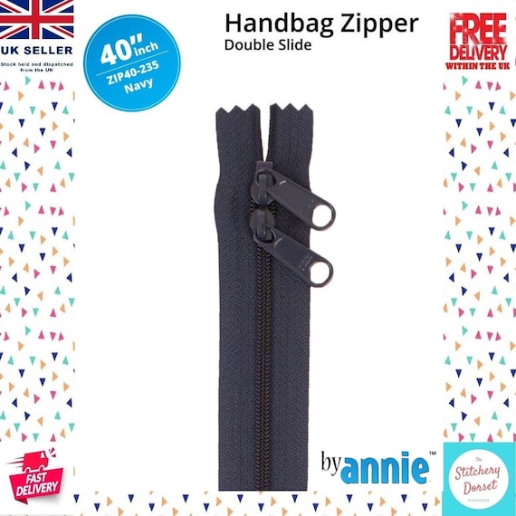 Handbag Zipper 40in Navy Handbag Zipper 40in Navy