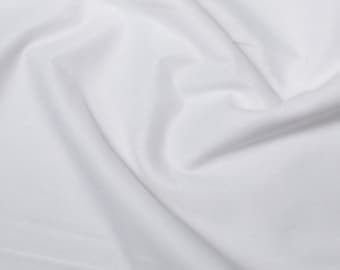 White Cotton Poplin Fabric, 110cm 44 Wide, 130 Gsm Free UK Postage, Premium  Cotton Fabric -  Canada