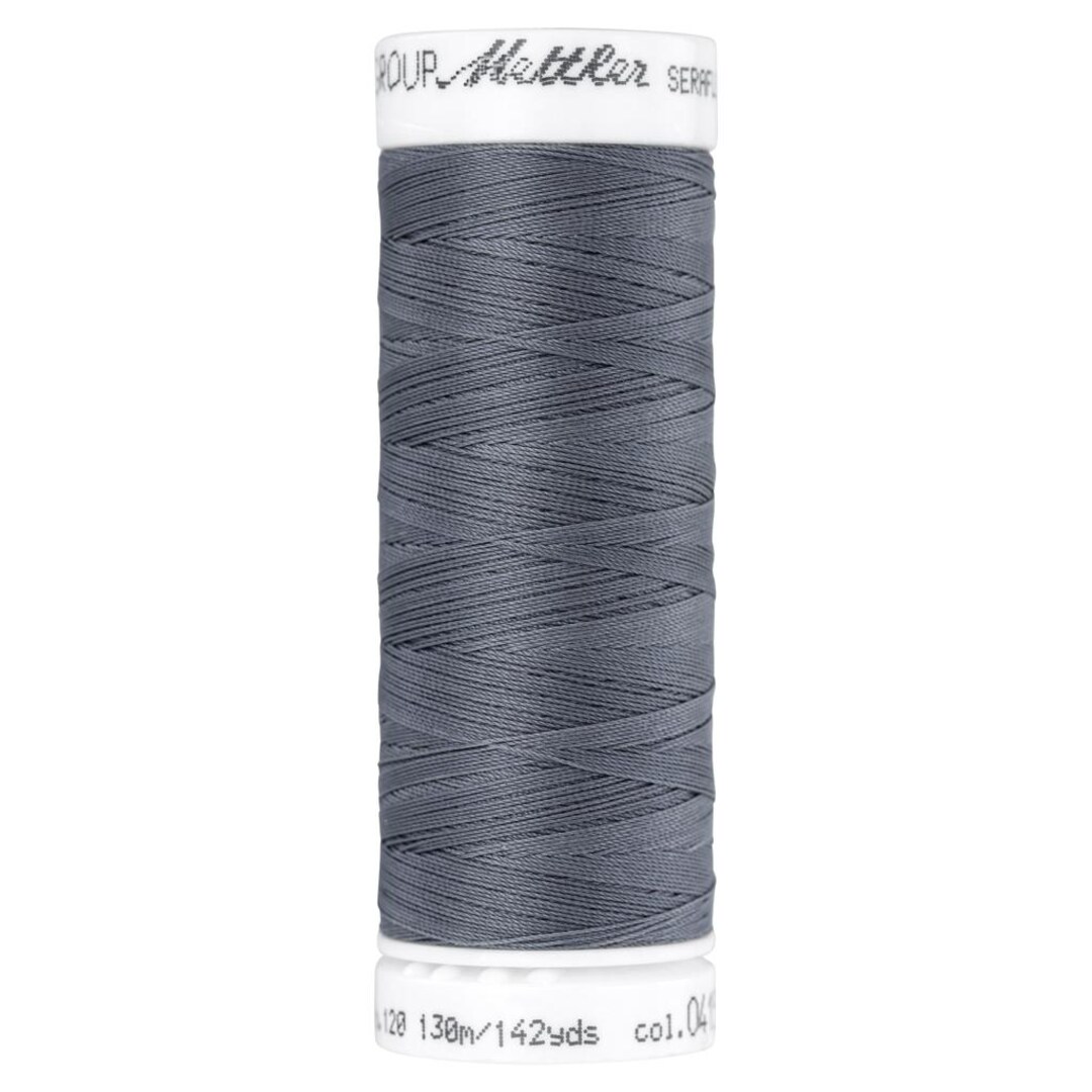 Tinning Threads Mettler Seraflex Sewing Thread. 0415 Old Tin - Spool Size 130 M/142 ...
